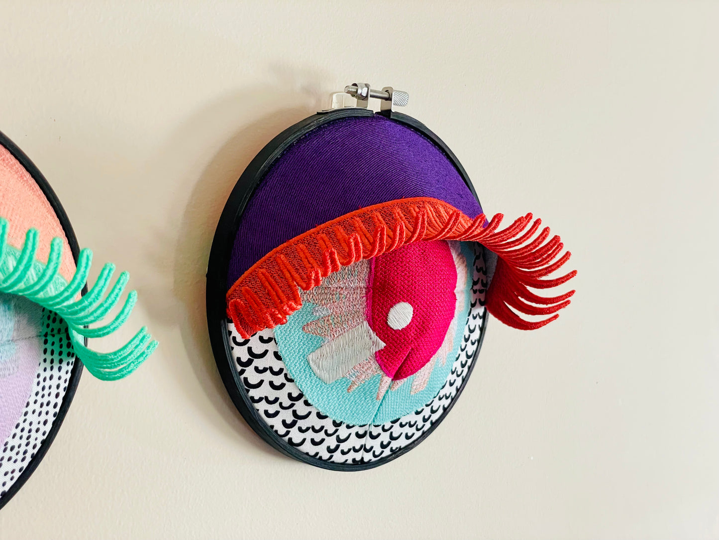 CILLY | Wall Hanging Fiber Art Eye