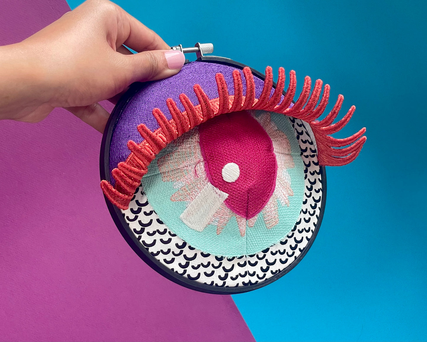 CILLY | Wall Hanging Fiber Art Eye