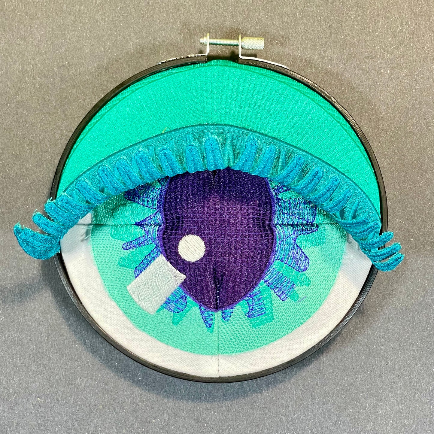 KIKI | Wall Hanging Fiber Art Eye