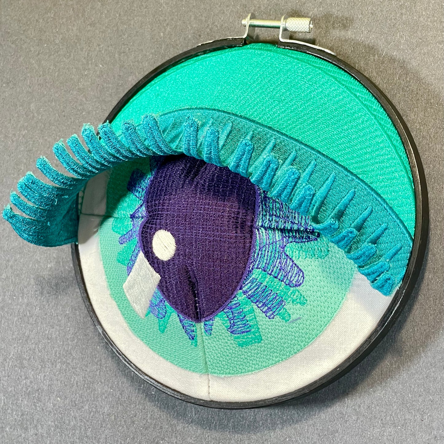 KIKI | Wall Hanging Fiber Art Eye