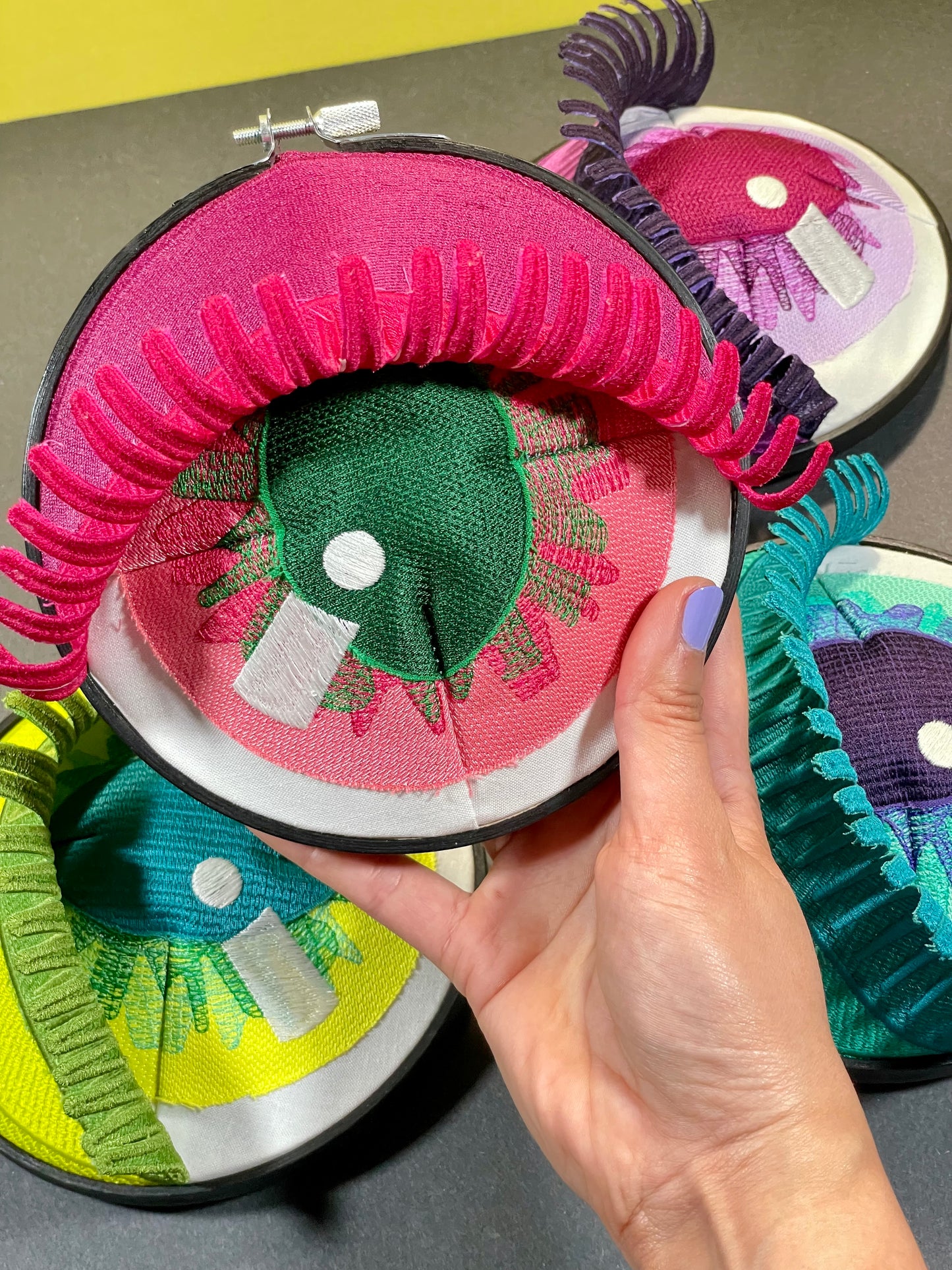 MARLOWE | Wall Hanging Fiber Art Eye