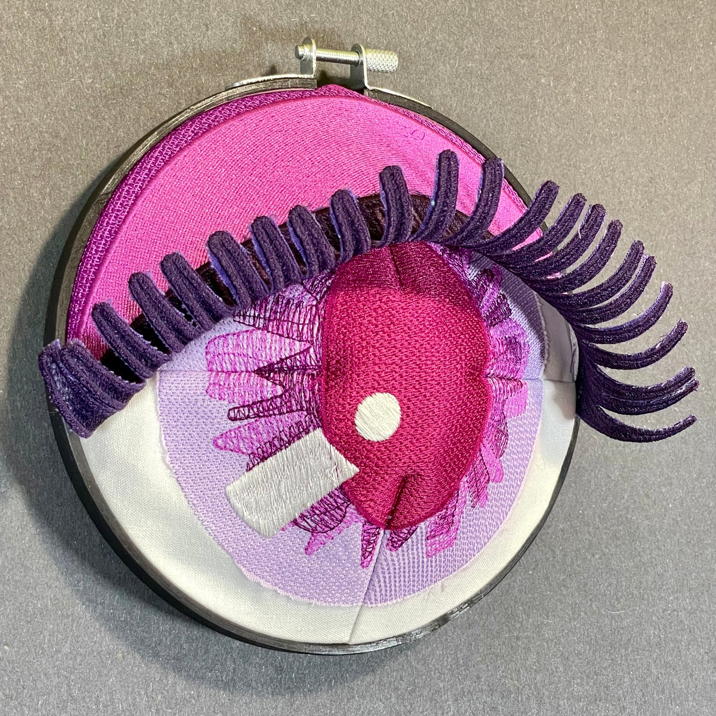 RAJA | Wall Hanging Fiber Art Eye