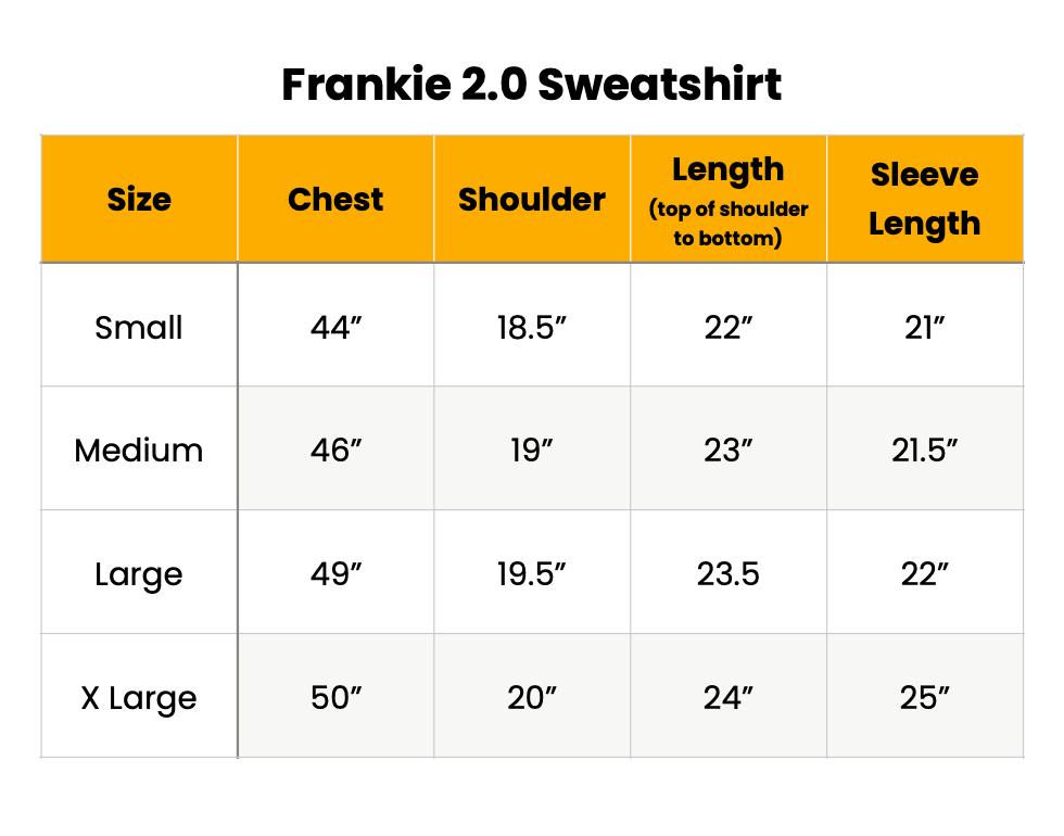FRANKIE 2.0 | Upcycled Swearshirt, Size L