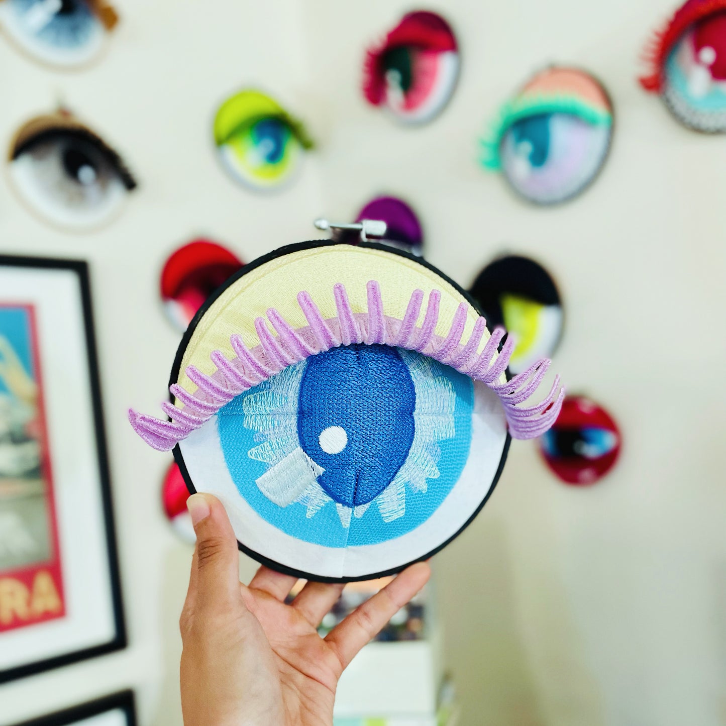BREE | Wall Hanging Fiber Art Eye