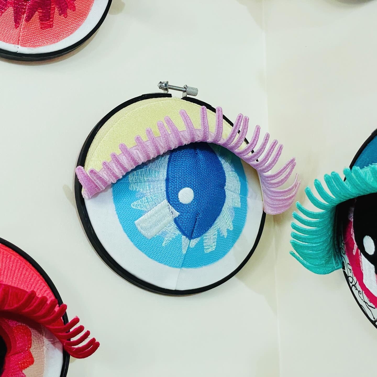 BREE | Wall Hanging Fiber Art Eye