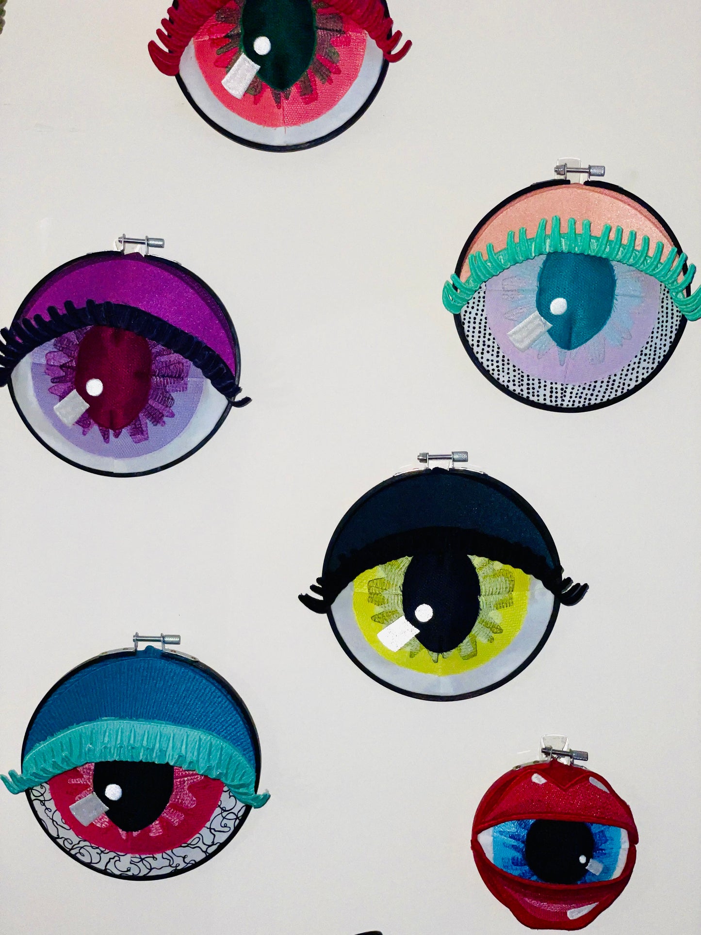 FINNEY | Wall Hanging Fiber Art Eye