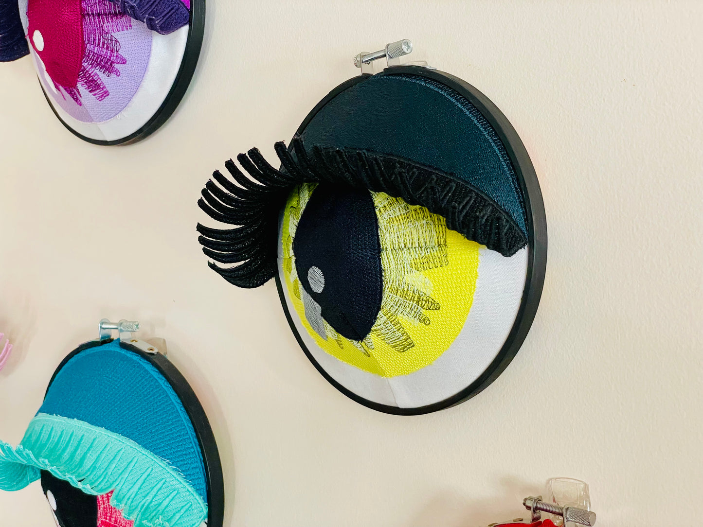 FINNEY | Wall Hanging Fiber Art Eye