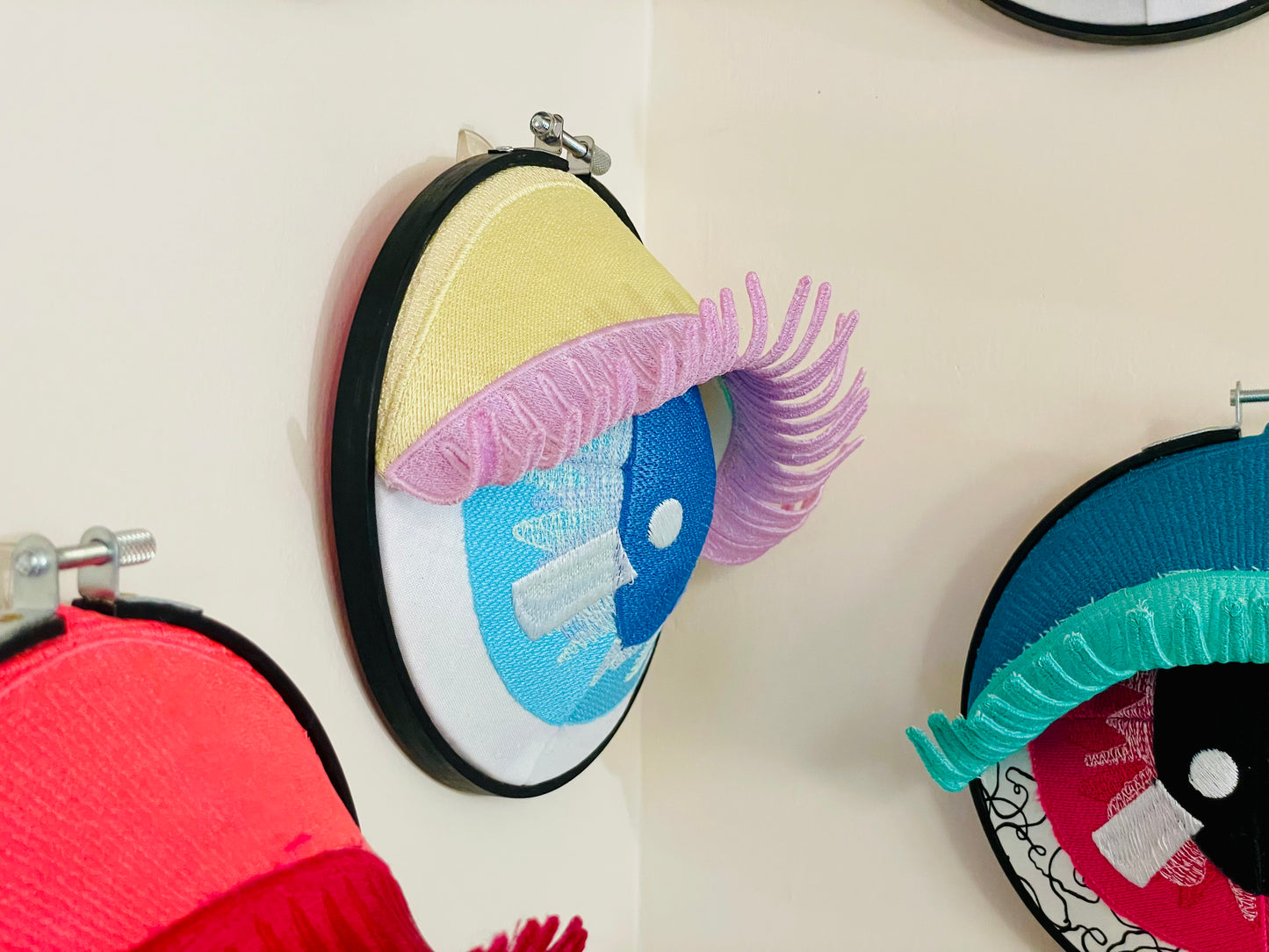 BREE | Wall Hanging Fiber Art Eye