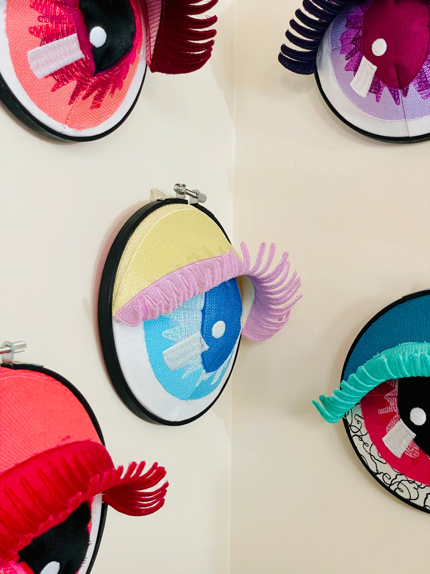 BREE | Wall Hanging Fiber Art Eye
