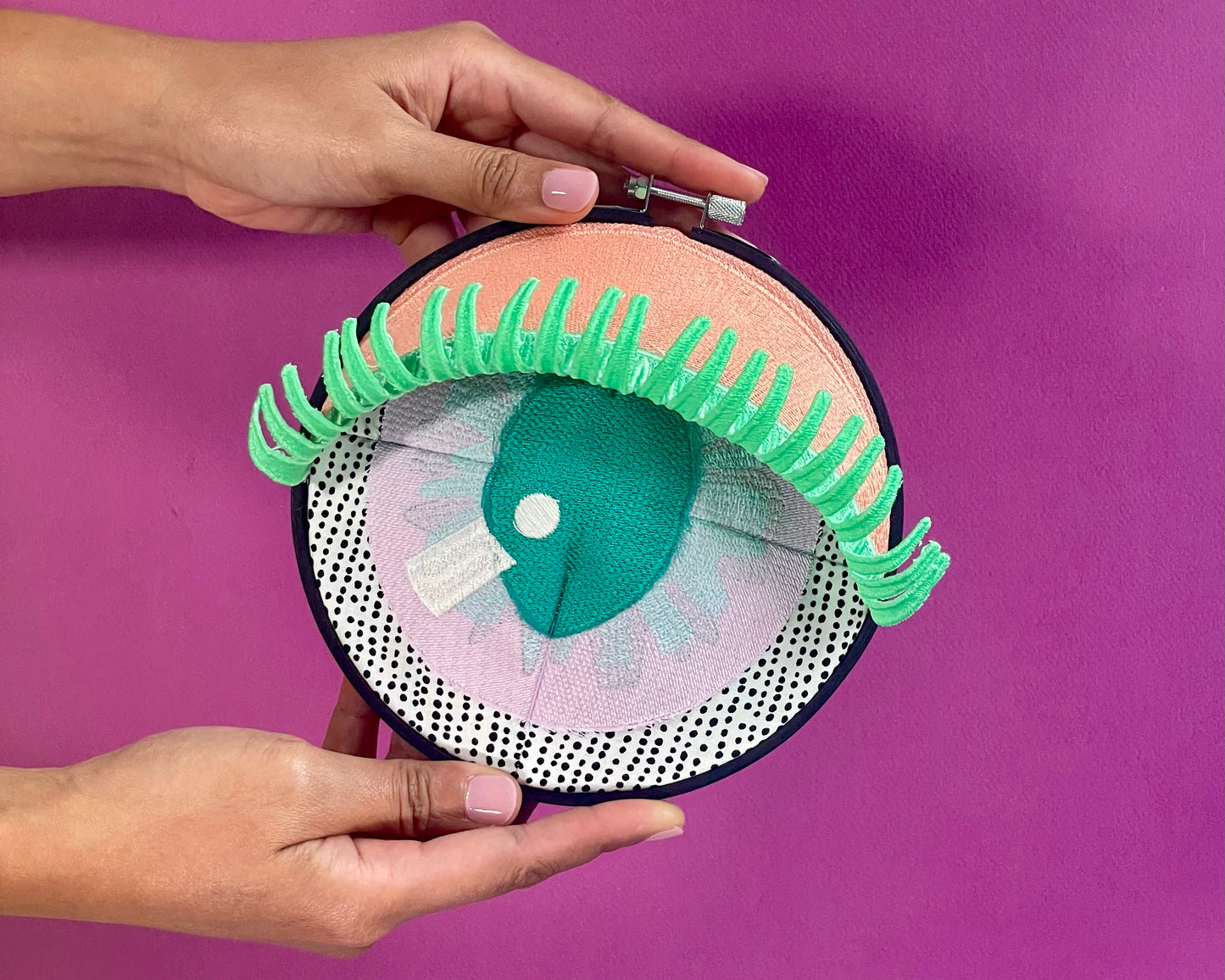 ANYA | Wall Hanging Fiber Art Eye