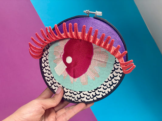 CILLY | Wall Hanging Fiber Art Eye