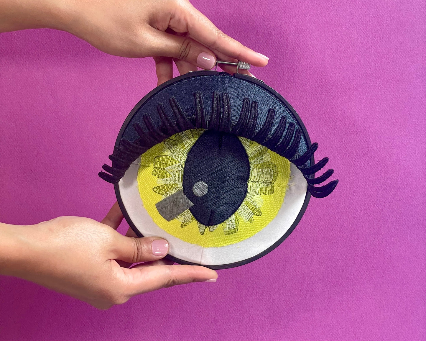 FINNEY | Wall Hanging Fiber Art Eye