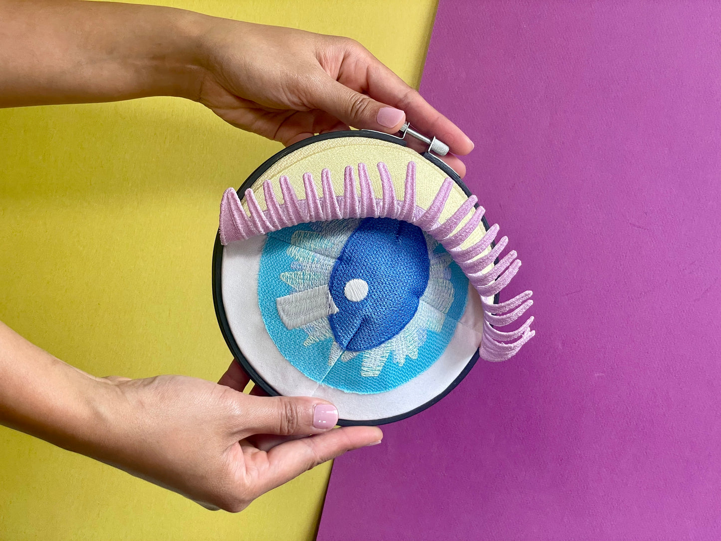BREE | Wall Hanging Fiber Art Eye