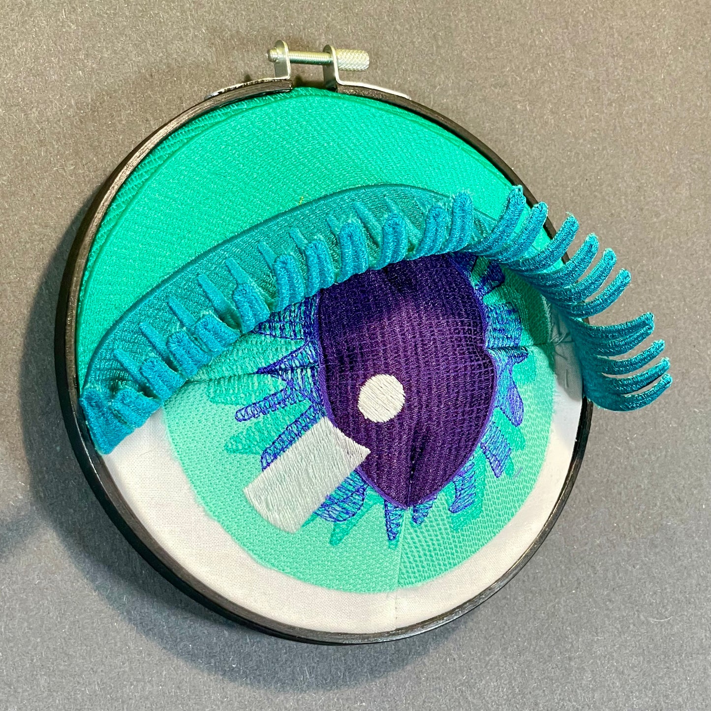 KIKI | Wall Hanging Fiber Art Eye