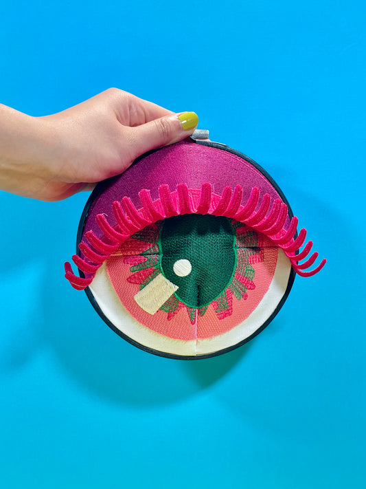 MARLOWE | Wall Hanging Fiber Art Eye