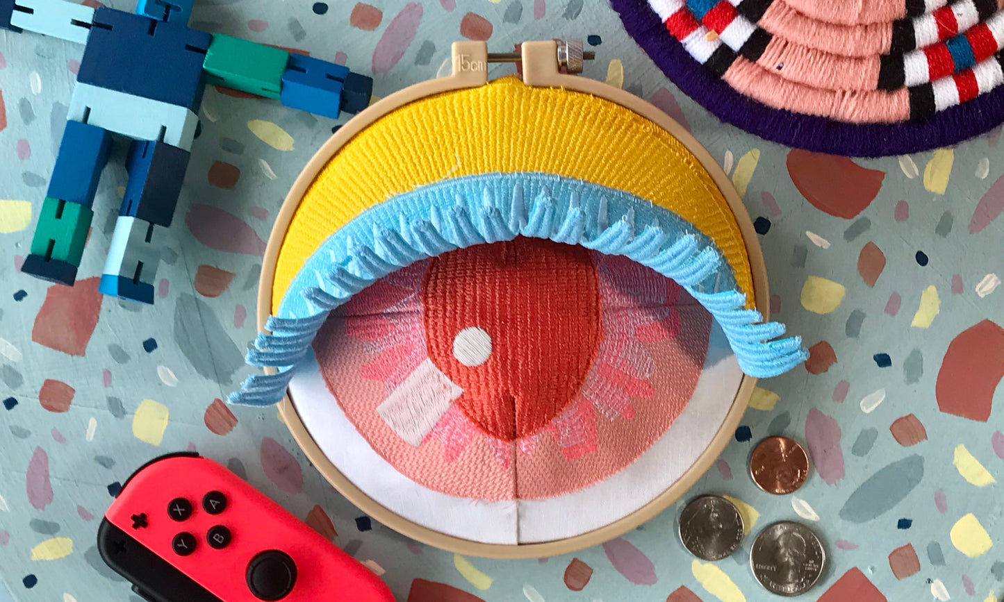 Fiber Art Eye | Made-to-Order