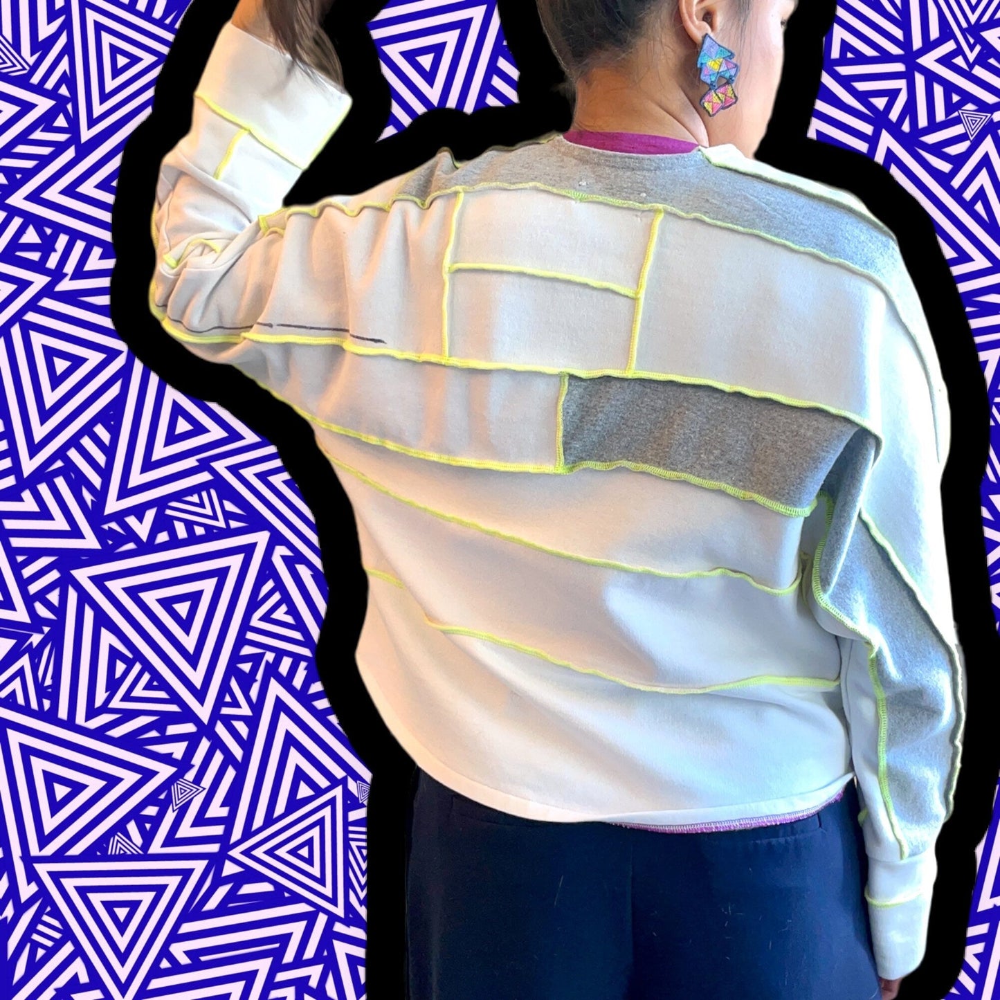 FRANKIE | Upcycled Swearshirt, Size M