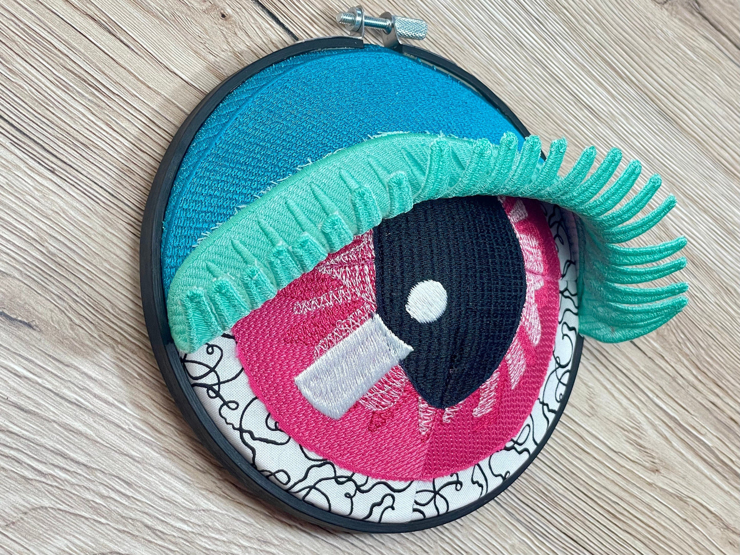 DION | Wall Hanging Fiber Art Eye