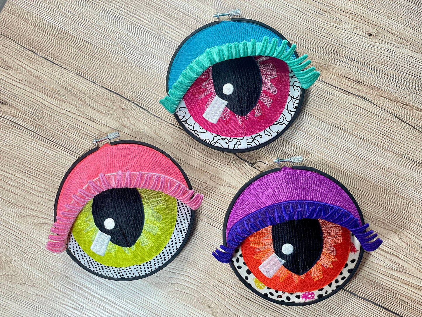 DION | Wall Hanging Fiber Art Eye