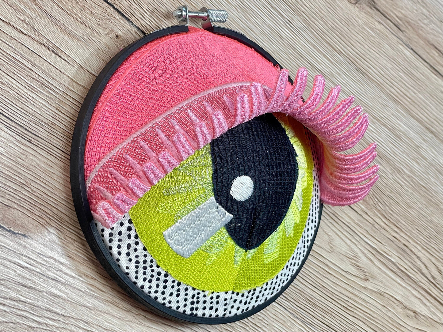 CERA | Wall Hanging Fiber Art Eye