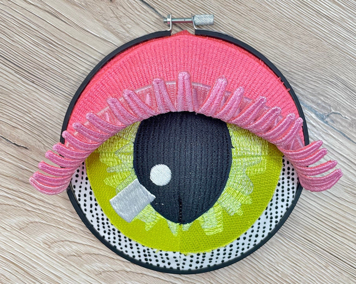 CERA | Wall Hanging Fiber Art Eye