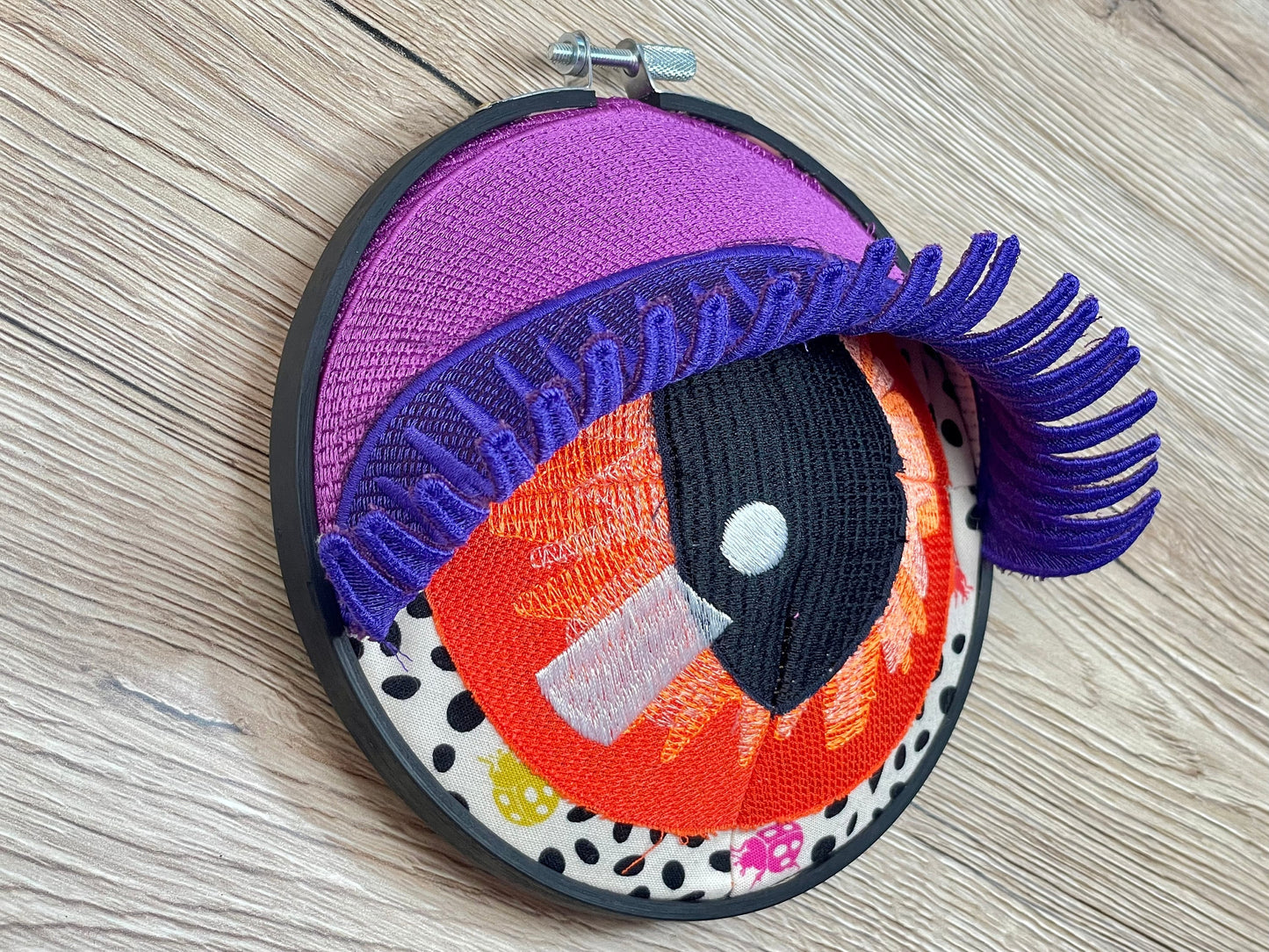 VIV | Wall Hanging Fiber Art Eye