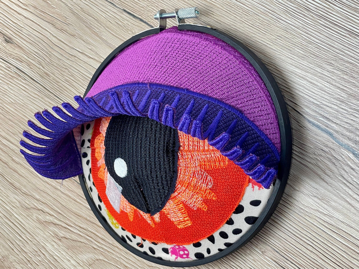 VIV | Wall Hanging Fiber Art Eye