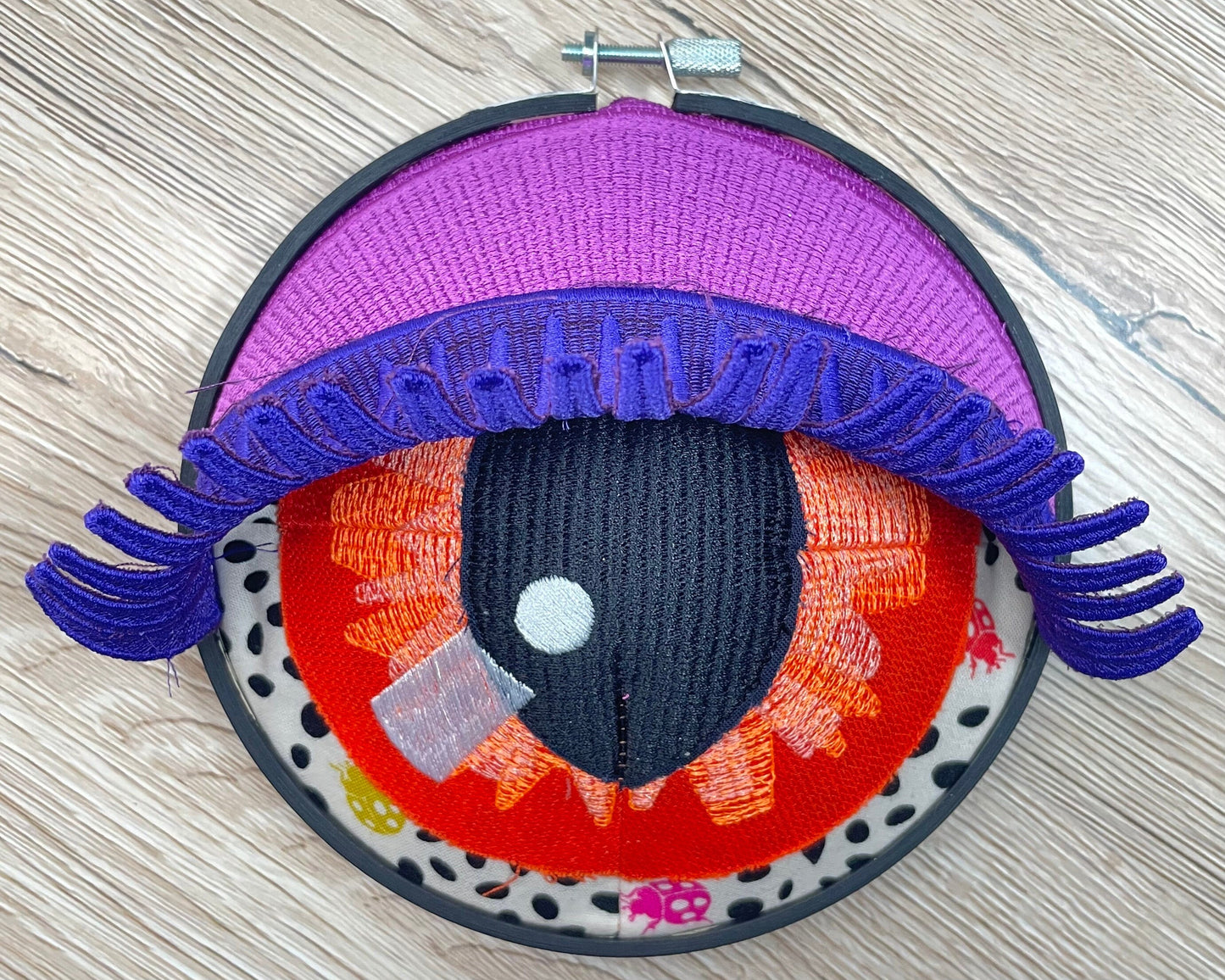 VIV | Wall Hanging Fiber Art Eye