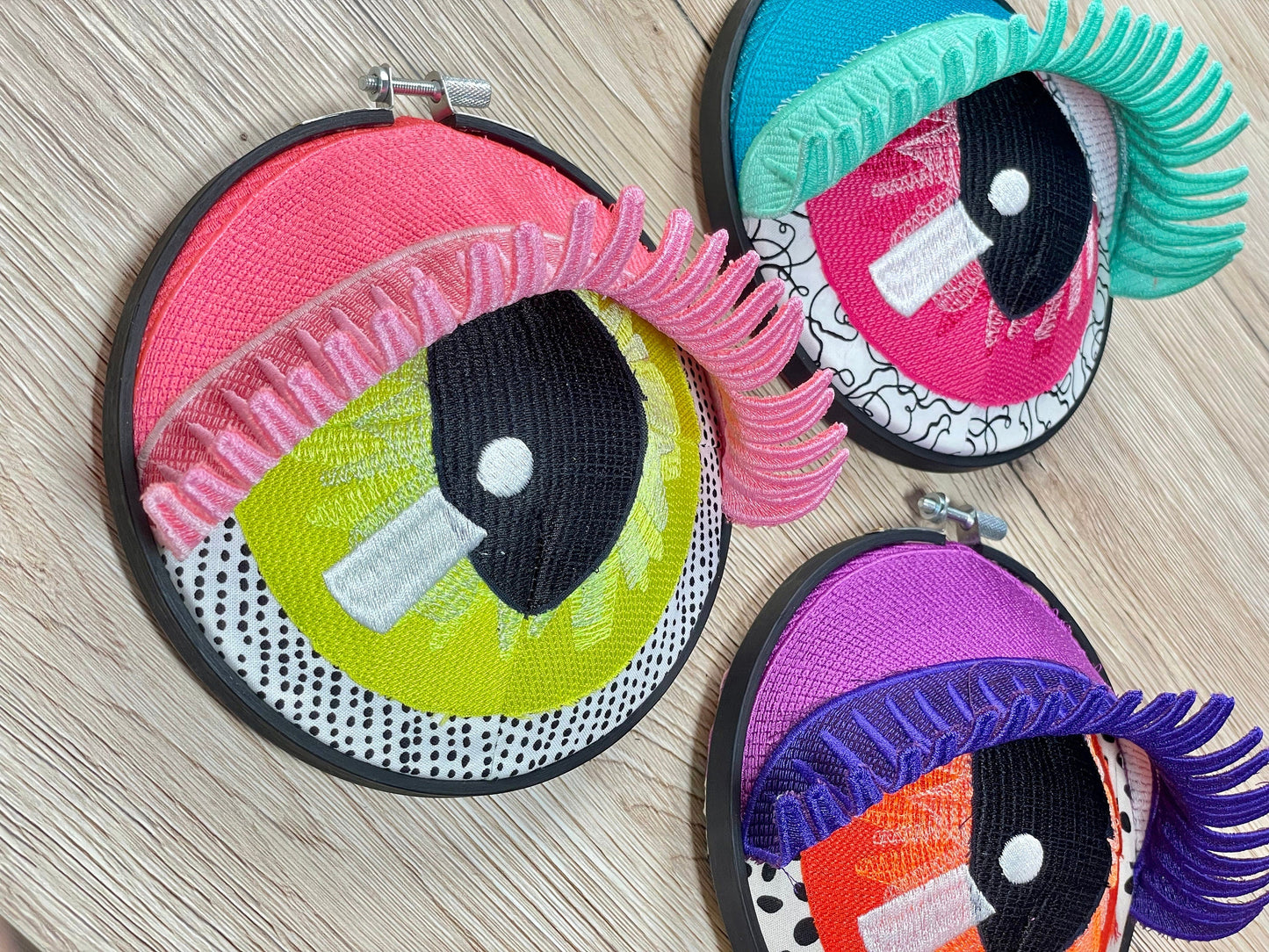 CERA | Wall Hanging Fiber Art Eye