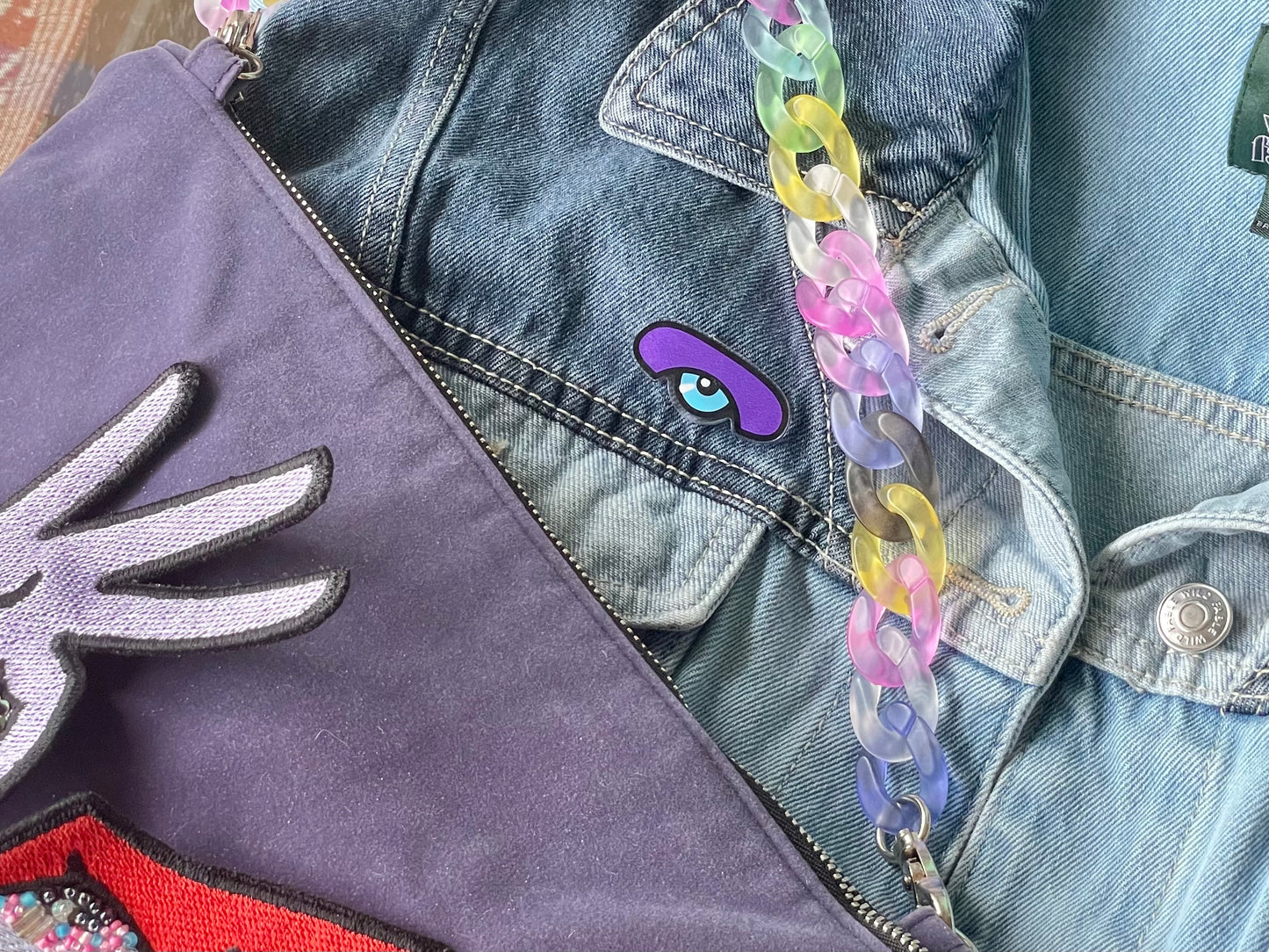 Smöl Fren | Acrylic Eye Pin
